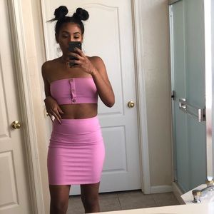 Pink two pieces set